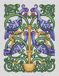 Celtic Birds of Paradise Counted Cross Stitch Pattern
